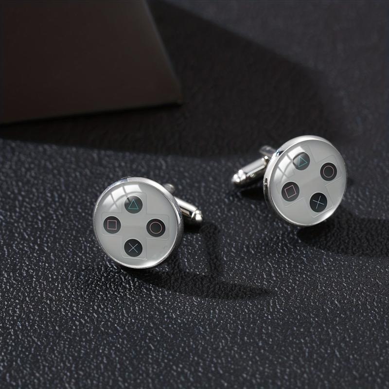 Men's Video Game Controller Button Cufflinks