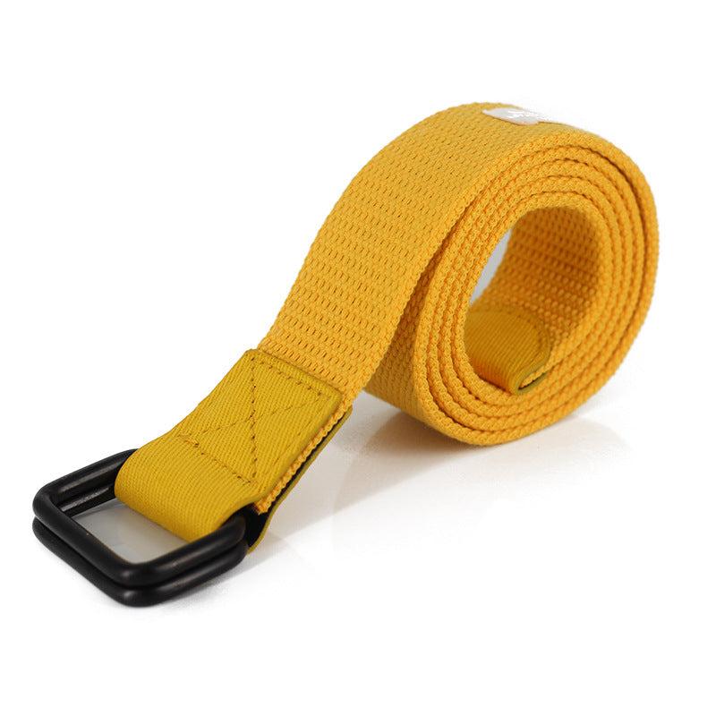 Canvas Belt Double Ring Buckle Young Students Clothing Accessories