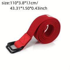 Canvas Belt Double Ring Buckle Young Students Clothing Accessories