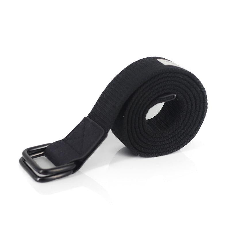 Canvas Belt Double Ring Buckle Young Students Clothing Accessories