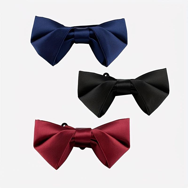 Men's Red Bow Tie for Wedding Groomsmen Suit