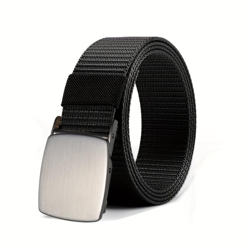 Men's Automatic Buckle Tape Belt Nylon Tactical Belt