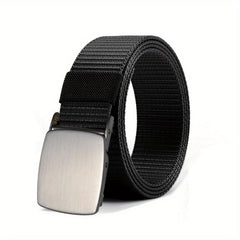 Men's Automatic Buckle Tape Belt Nylon Tactical Belt