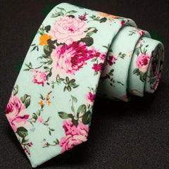 Men's Floral Ties for Party Wedding