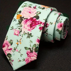 Men's Floral Ties for Party Wedding