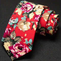 Men's Floral Ties for Party Wedding