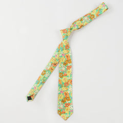 Colorful Floral Tie for Men Y2K Party Style