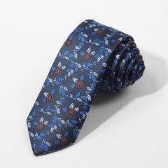 Men's Formal Jacquard Small Floral Necktie