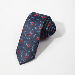 Men's Formal Jacquard Small Floral Necktie