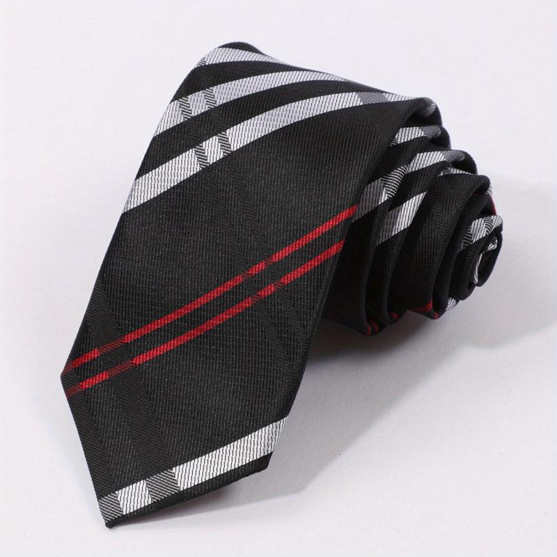 Men's Casual Plaid Striped Necktie
