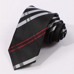 Men's Casual Plaid Striped Necktie