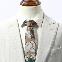 Men's Flower Necktie for Party Dating Wedding