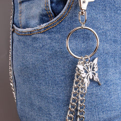 Single Three Layer Belt Key Chain Waist Chain Punk Hip Hop Pants Jeans