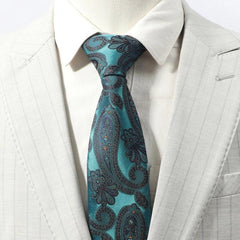 Men's Ethnic Style Cashew Flower Tie