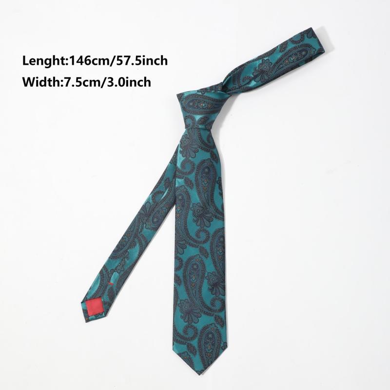 Men's Ethnic Style Cashew Flower Tie