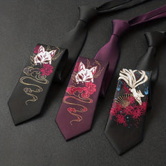 Nine tailed Fox Tie JKDK Cosplay Uniform Shirt Hand Versatile