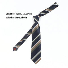 Business Formal Diagonal Stripe Tie For Men