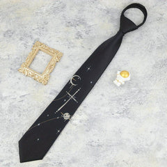 Starry Sky Ties Student School Uniform Tie Costume Clothing Accessories