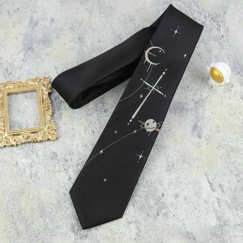 Starry Sky Ties Student School Uniform Tie Costume Clothing Accessories