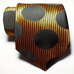 Red Golden JACQUARD WOVEN Men's 3.54inch Necktie Set