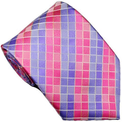 Men's Yellow Plaid Checks Classic Necktie for Business & Social Occasions