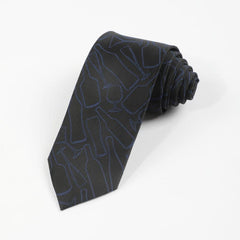 Men's Business Wine Glass Bottle Pattern Tie