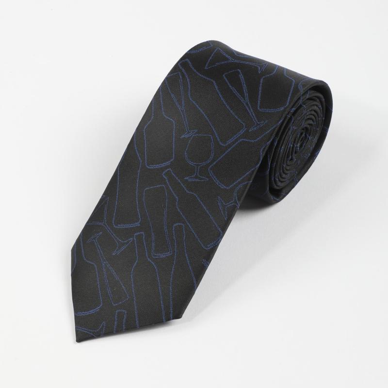 Men's Business Wine Glass Bottle Pattern Tie