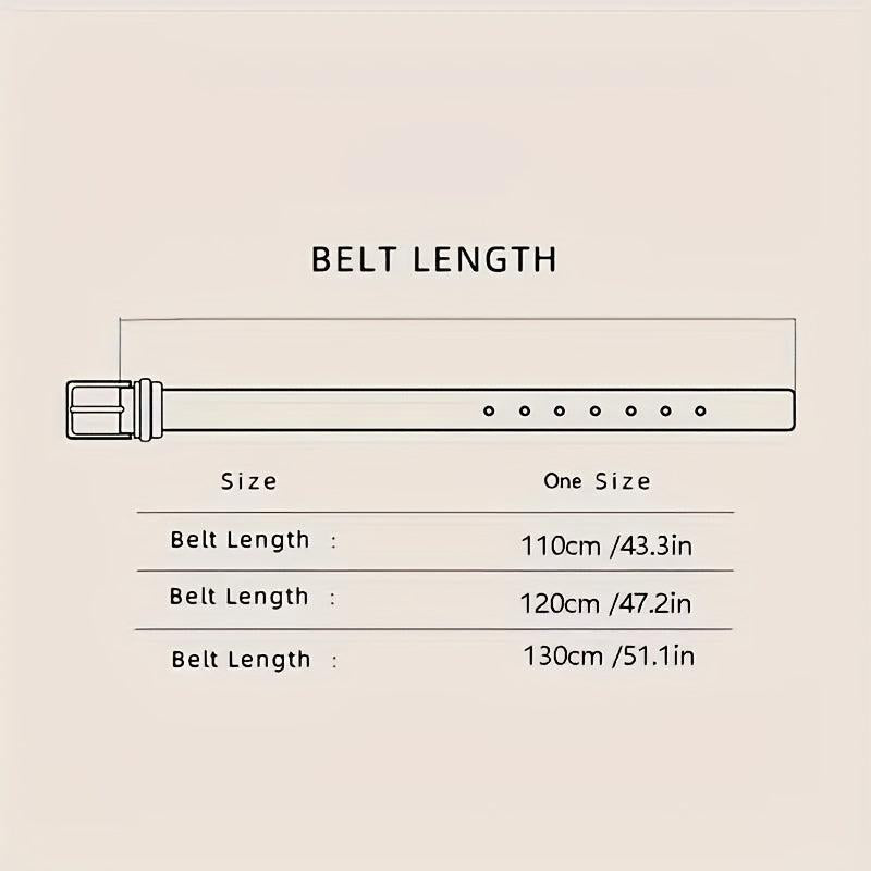 Men's Braided Leather Belt for Casual Jeans Pants