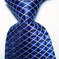 Green Golden Jacquard Woven Men's Tie Necktie Set