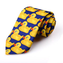 Funny Yellow Duck Tie Groomsmen Formal Dress Gift