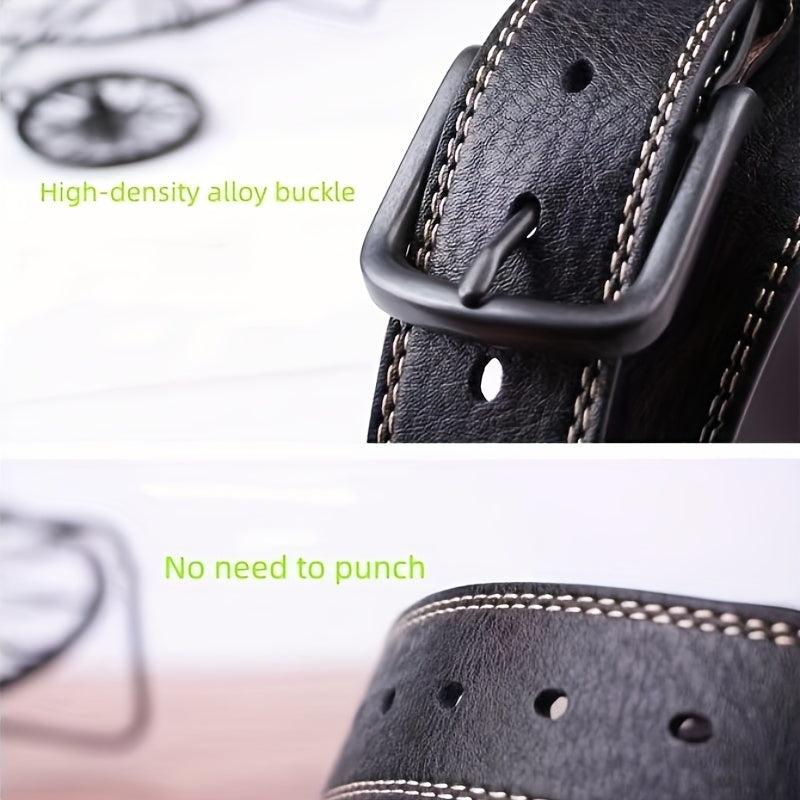 Men's Casual Wild Style Needle Buckle Belt for Students