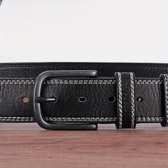 Men's Casual Wild Style Needle Buckle Belt for Students