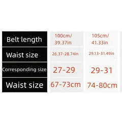 Men's Casual Wild Style Needle Buckle Belt for Students