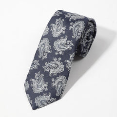 Polyester Cashew Ethnic Style Business Necktie For Men