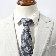 Polyester Cashew Ethnic Style Business Necktie For Men