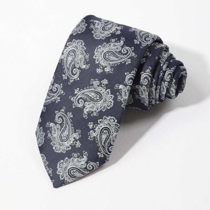 Polyester Cashew Ethnic Style Business Necktie For Men