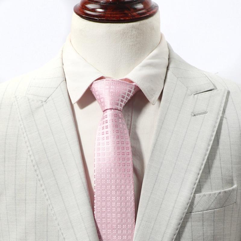 Small Plaid Necktie For Men - Dating Party Accessory