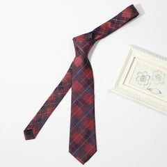 Men's Plaid Stripe Business Necktie