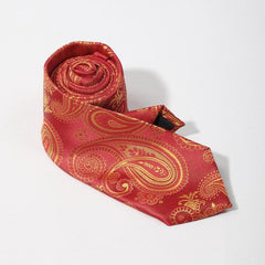 Men's Golden Cashew All Match Necktie