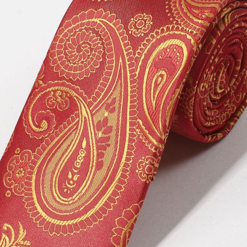 Men's Golden Cashew All Match Necktie