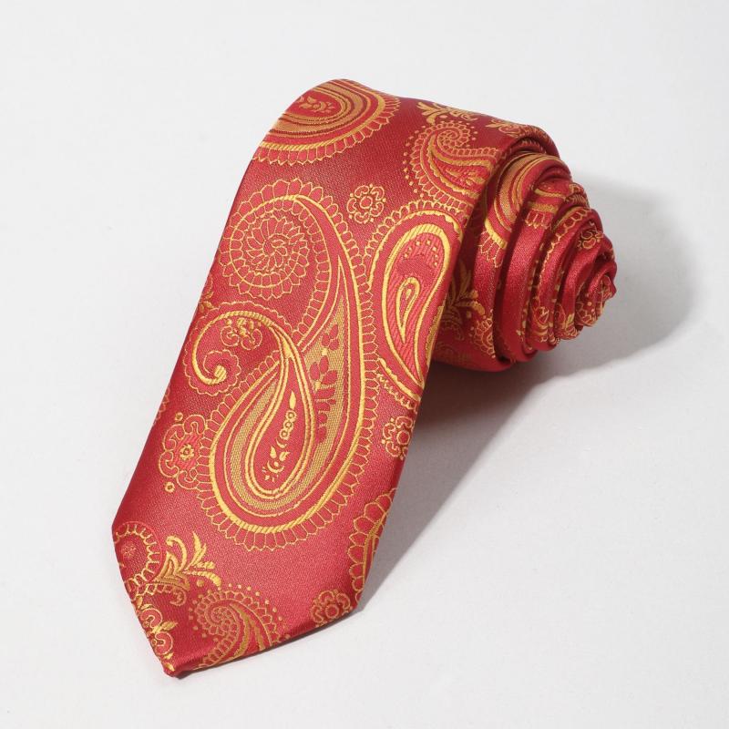 Men's Golden Cashew All Match Necktie