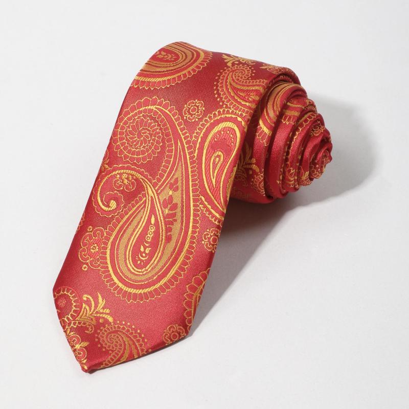 Men's Golden Cashew All Match Necktie