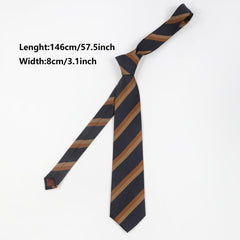 Multicolor Men's Diagonal Striped Tie