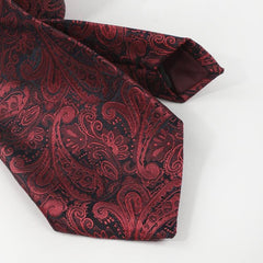 Men's Formal Business Flower Pattern Tie Groom Wedding Neckties
