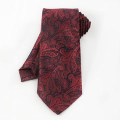Men's Formal Business Flower Pattern Tie Groom Wedding Neckties