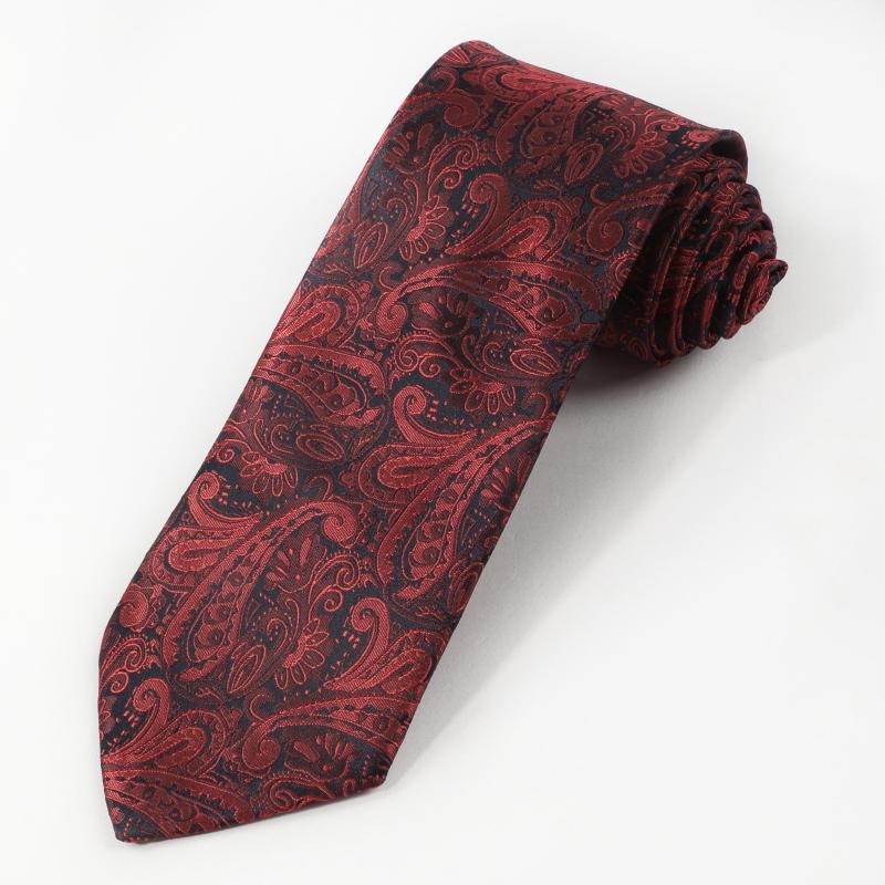 Men's Formal Business Flower Pattern Tie Groom Wedding Neckties