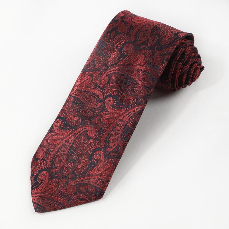 Men's Formal Business Flower Pattern Tie Groom Wedding Neckties