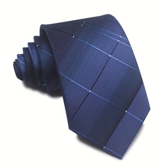 4pcs High Needle Men's Tie Set Multiple Styles 8cm
