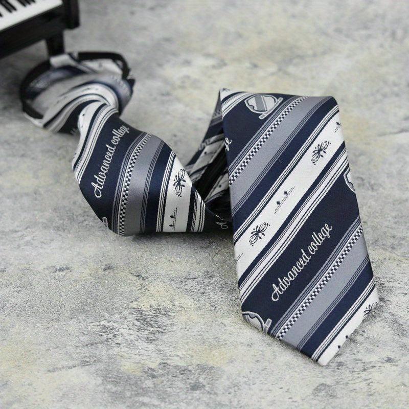 Striped Student School Uniform Tie Costume Clothing Accessories
