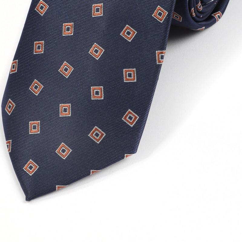 Vintage Square Pattern Tie For Men